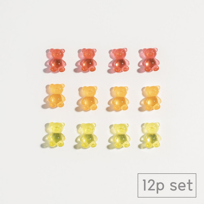 84x84 인테리어 냉장고 현관문 자석 마그네틱, 빨주노곰돌이12p