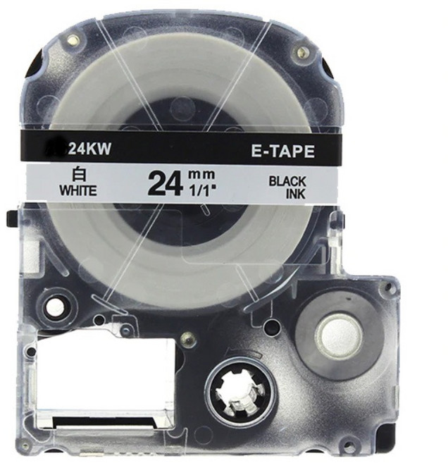 EPSON 엡손 호환 라벨테이프 라벨지 6mm 9mm 12mm 18mm 24mm, 엡손 12mm SWM12GH 녹색도트/회색글씨, 엡손 12mm SWM12GH 녹색도트/회색글씨