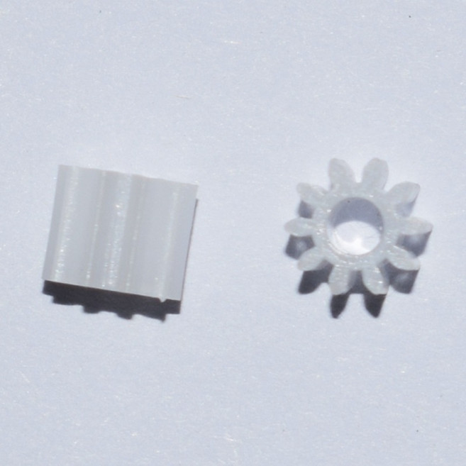 모터기어 톱니기어부품 서보모터기어 스핀들기어 (2.45*5.9*4.95mm) 10pcs 10T톱니기어 플라스틱기어 톱니바퀴 cc-tg39, 1개