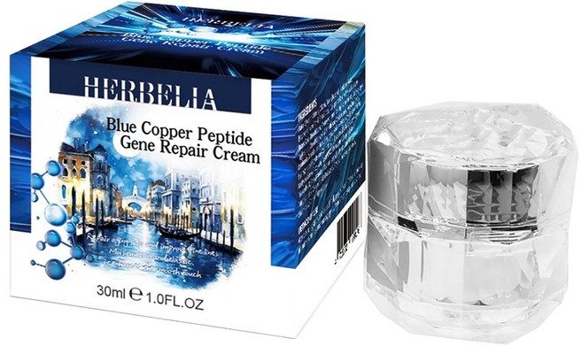 HERBELIA 藍銅胜肽肌因修護霜A醇+30ml, 1個, 30ml