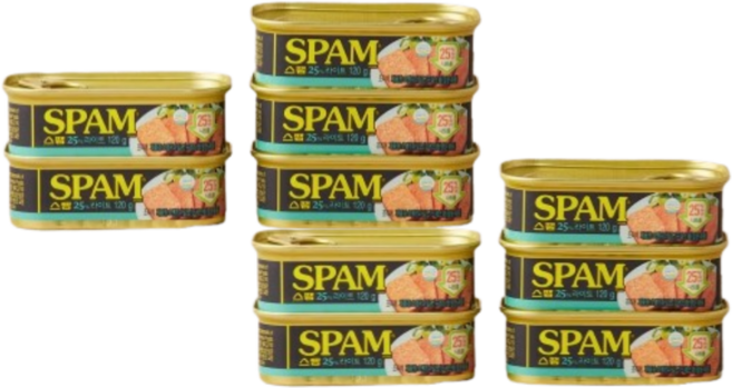스팸25%라이트 캡제거상품 300g, 120g, 10개