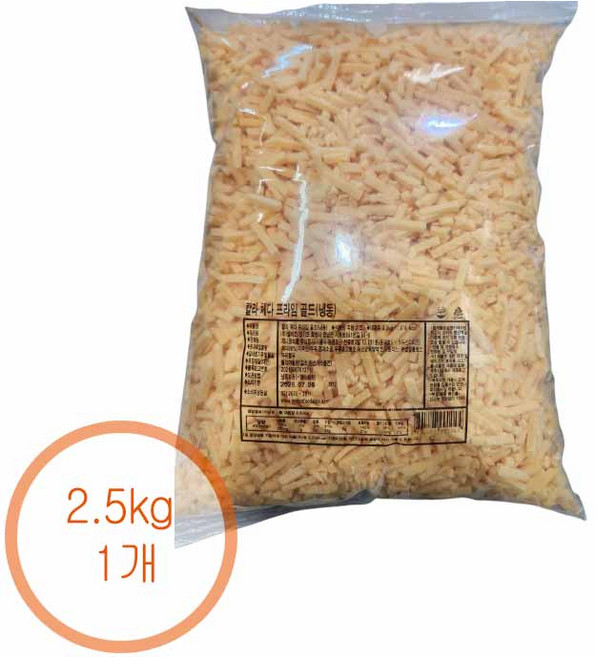 칼라 체다 프라임 골드 2.5kg (냉동), 1개