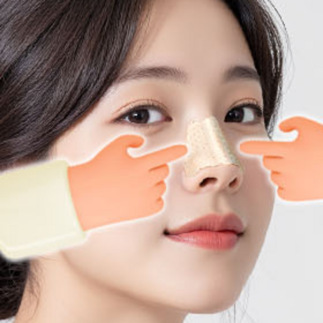 매부리코교정 복코교정 코교정키트 코높아지는기구 휜코교정기, 1세트, 스킨