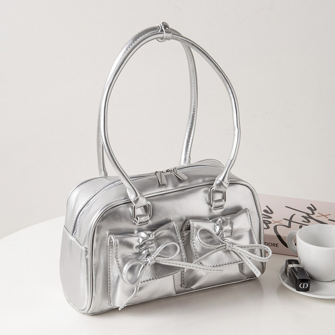 엔도르시 여성용 발레코어 리본셔링 투포켓 숄더백 EBA874