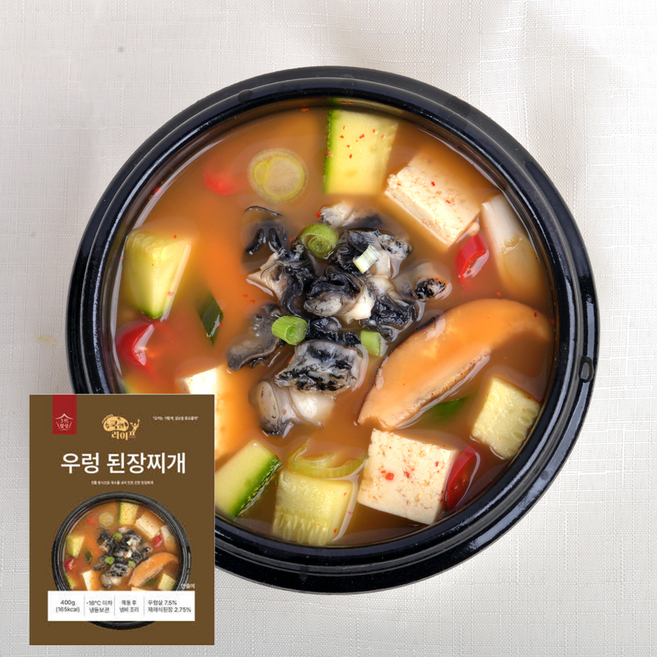 쿡앤라이프 우렁된장찌개, 3개, 400g