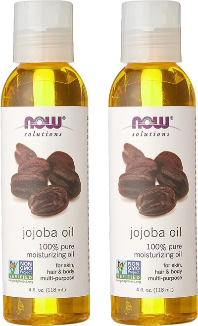 Now Foods Solutions Jojoba Oil 나우푸드 100% 퓨어 호호바 오일 4oz(118ml) 바디오일, 118ml, 2개 - 쿠팡