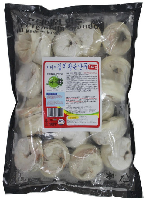 지키미 김치왕손만두 1.4kg, 1개