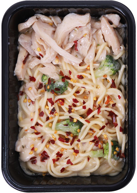 블랙컨슈머 다이어트 벌크업 식단 체중조절식 핫크림 닭가슴살 파스타 4/8/12/16키트, 4개, 351g