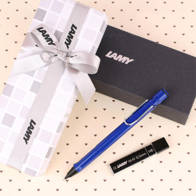 아트박스/라미 LAMY 라미 사파리 샤프 블루 무료각인, 114 사파리 블루 샤프, 각인O