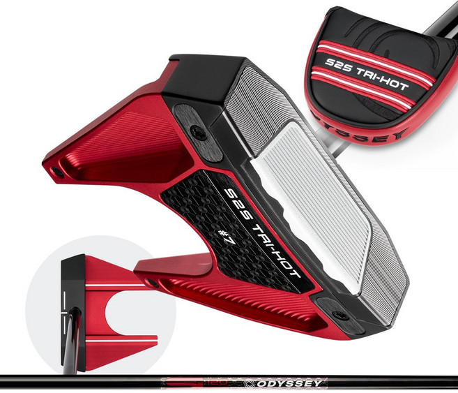 [캘러웨이코리아정품] 스퀘어 2 스퀘어 트라이 핫 제로토크 퍼터(PT그립), 83.82cm(33인치)