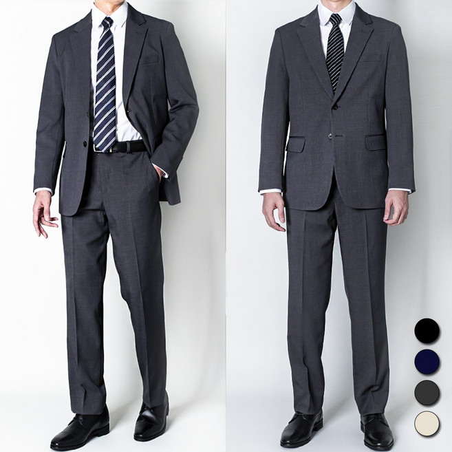 디아웃핏 남성 정장세트 사계절 캐주얼 기본 수트 면접 결혼식(S~4XL)