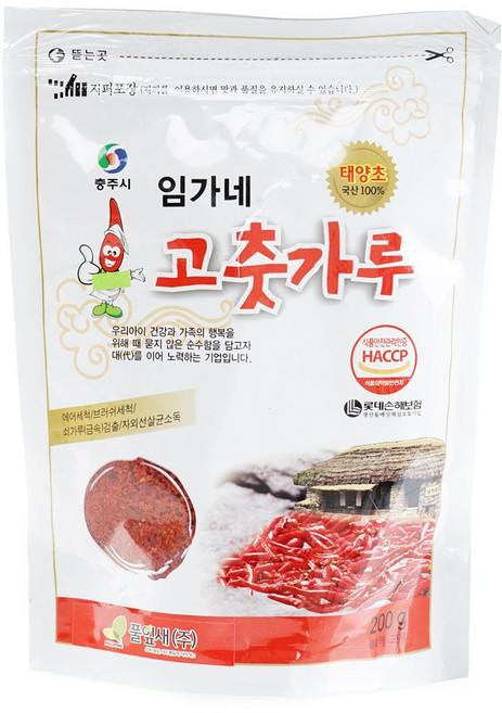 [풀잎새] 임가네 태양초 고춧가루 200g 국산100%, 1개