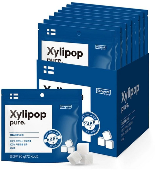 자일리팝 퓨어 240g reo+281KQ, 자일리팝 퓨어 240g (Araium), 30g, 8개