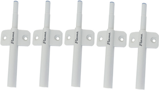 리폼플러스 조절 원터치 스무버 싱크대 수납장 문짝충격 완충기, 5개, 화이트