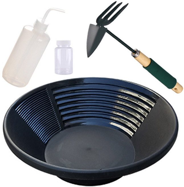 패닝접시, 1개, 사금채취장비 4종 세트