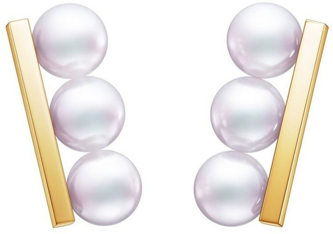 타사키 밸런스 네오 18K 옐로 골드 아코야 펄 이어링