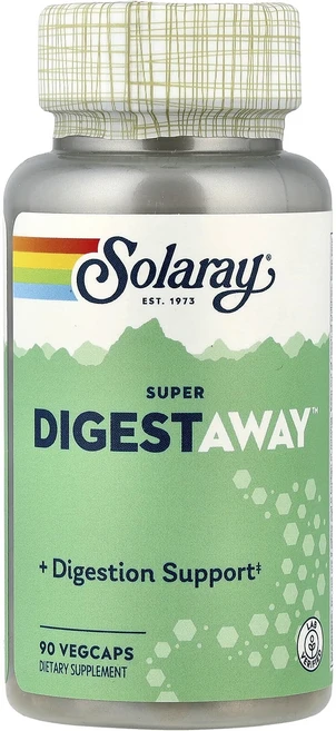 새해 첫좋은선물 Solaray Super Digestaway 소화 효소 혼합물 90 캡슐(식물성) 제대로 할인합니다, SolaraySuperDigestaway소화효소혼합물9, 1개 - 쿠팡