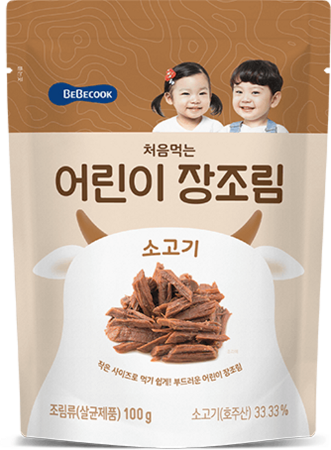 베베쿡 처음먹는 어린이 장조림 100g, 1개