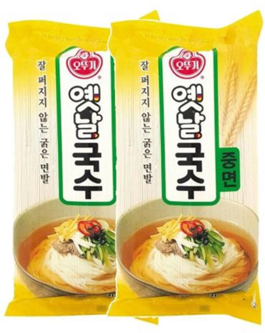 오뚜기 옛날국수 중면 1.5kg 2개, 6세트