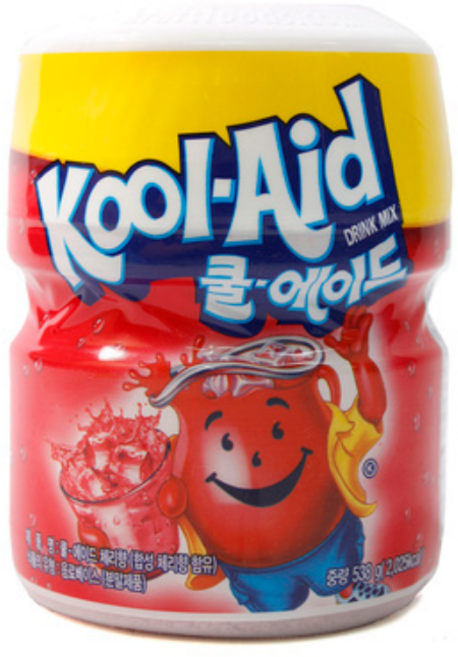 쿨에이드 체리 드링크 믹스, 538g, 1개입, 14개