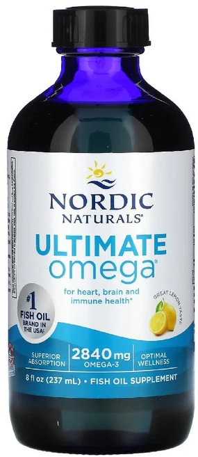 노르딕내츄럴스 Ultimate 오메가 레몬 2 840mg(237ml) 토코페롤 로즈마리, 237ml, 1개 - 쿠팡