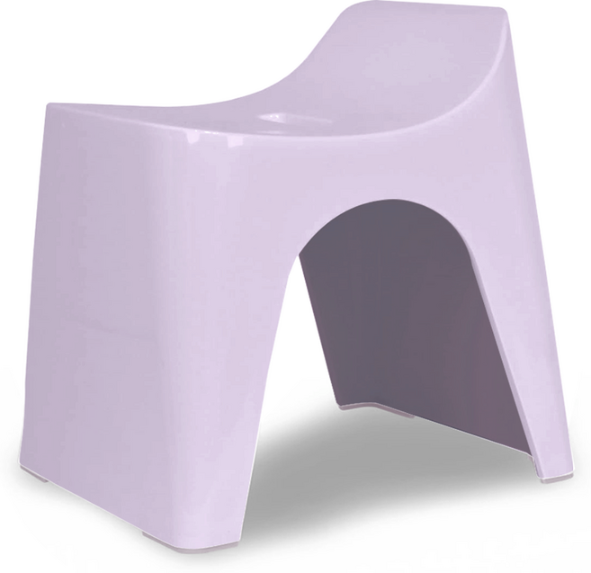 휴바스 일본 높은 욕실의자, 파스텔 퍼플