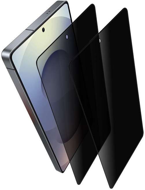 니하 아이폰 사생활 풀커버 강화유리 강화유리필름 2매입, 1세트