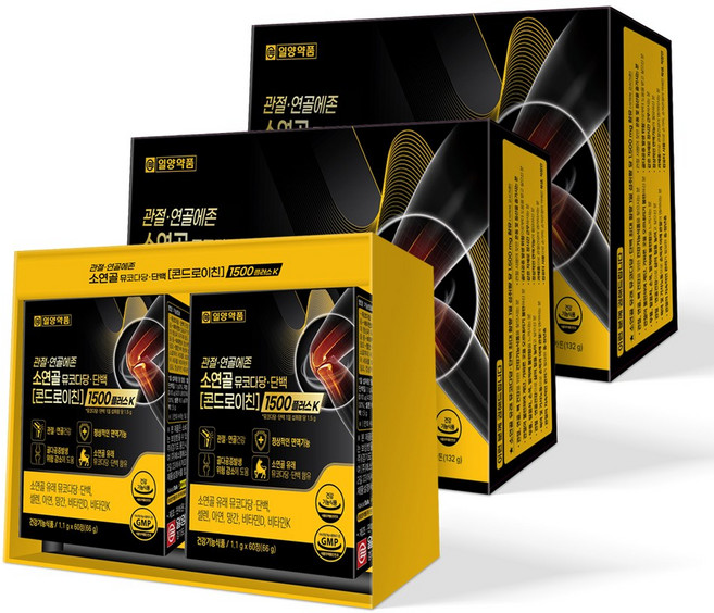 일양약품 관절엔 콘드로이친 1500 플러스 비타민K, 120정, 3세트