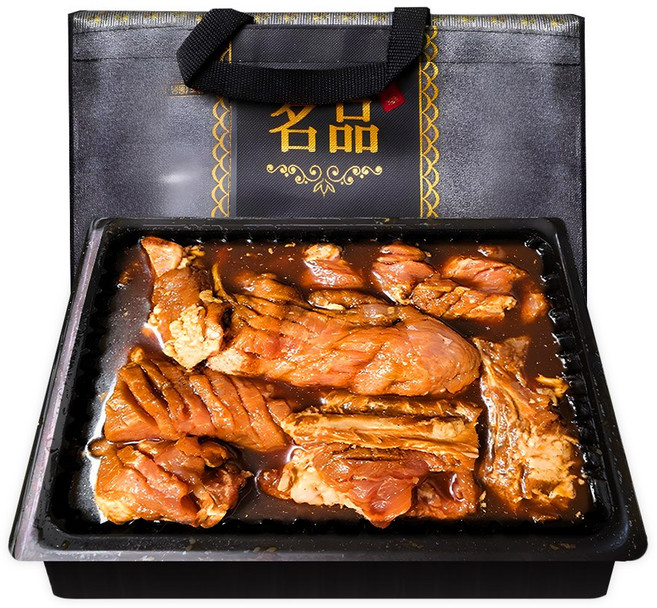[프레시데이] 국내산 한돈 수제 비법 양념 돼지갈비 선물세트, 1세트, 3.2kg