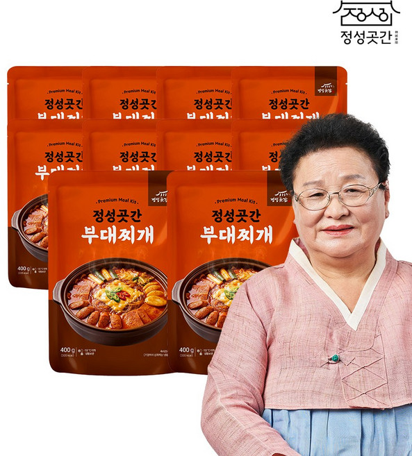 정성곳간 명인 강순의 부대찌개 400g 10팩, 없음, 10개