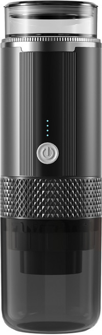 카토 무선 전동 캡슐 커피머신 KCUP 호환 휴대용 에스프레소 커피메이커 차량용 가정용 캠핑용, 블랙, 1999