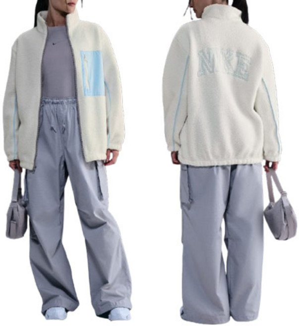 나이키 스포츠웨어 여성 풀집 하이파일 플리스 재킷