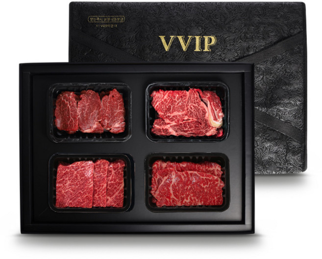 [한우드소] 1++등급 저온숙성 무항생제 한우 선물세트 프리미엄 특선 2호 세트 1.6kg