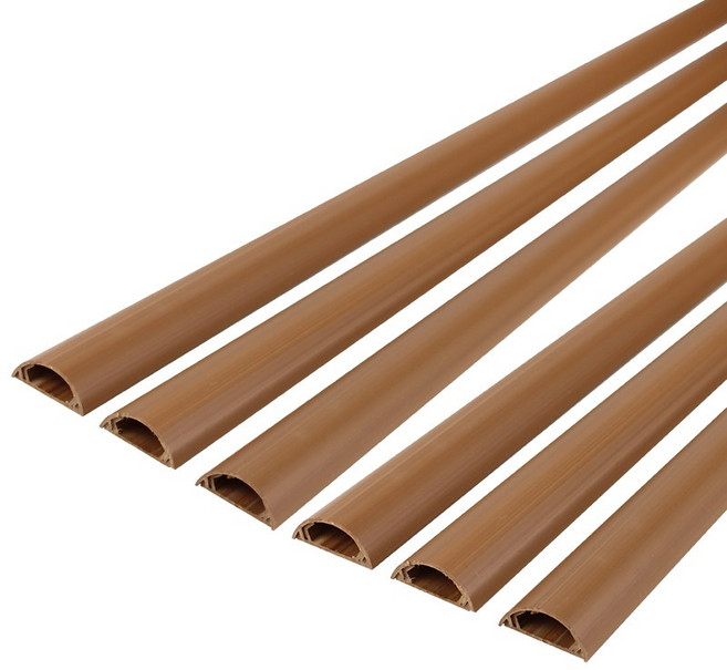 고강도타원 국산 전선몰드1M 25mm*6개입, 6개, 우드