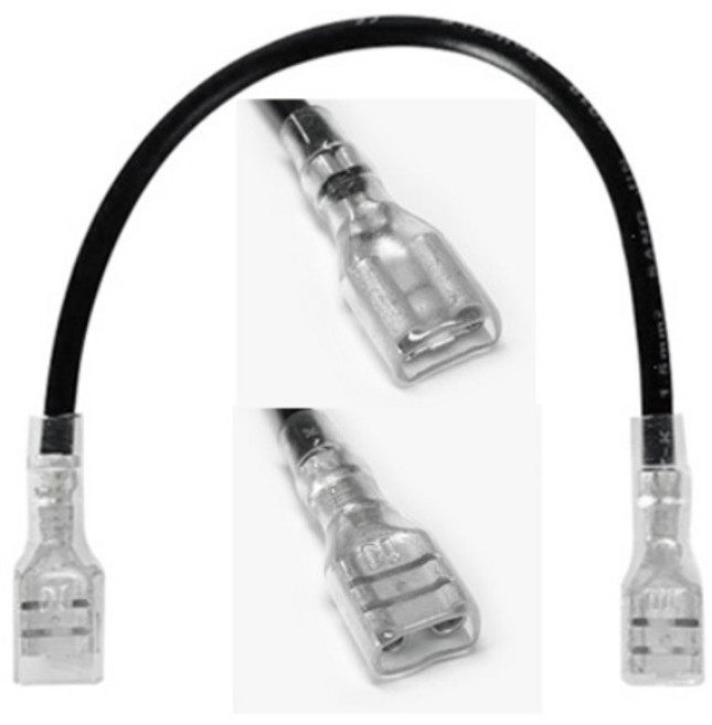 만능 DIY 점퍼 케이블 [250단자/양단 암형] 배터리/스피커/스위치 배선용 [단자 양쪽 연결선]