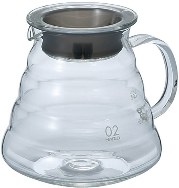 하리오 V60 렌지서버 클리어 XGSR-60-TB-EX, 단품, 600ml, 1개