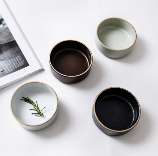 푸른망고 모던하고 예쁜 도자기 소스 간장 래머킨 라마킨 원형 반찬 찬기 쨈 양념 초장 고추장 그릇 미니 작은 볼 앞 접시 3종, 비취, 래머킨 소, 1개