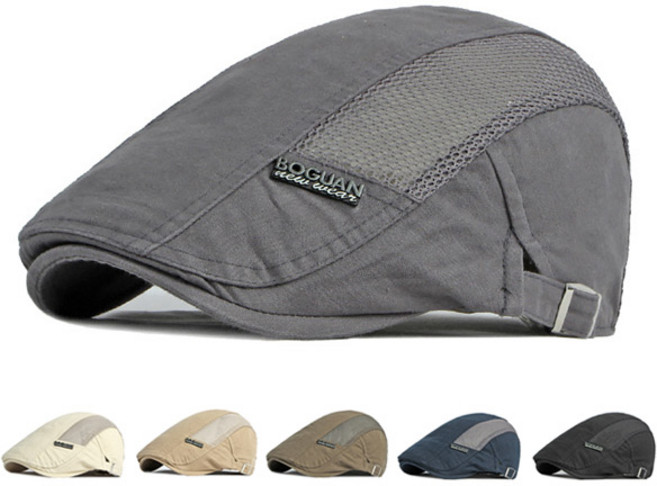 데이즈원 남성 남자 모자 봄 여름 가을 메쉬 헌팅캡 중년 캡모자