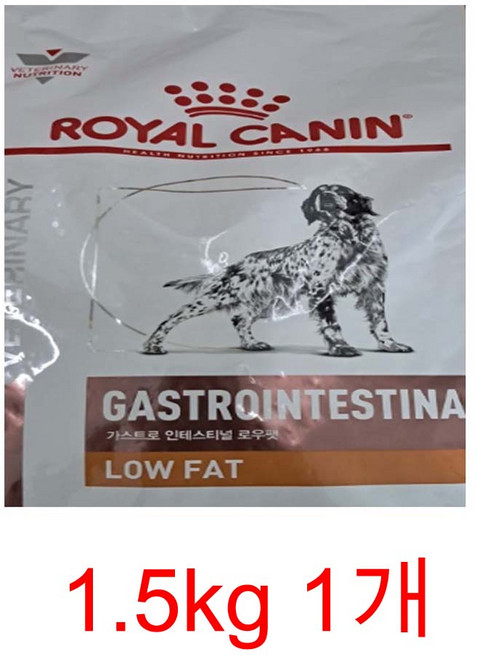 로얄캐닌 독 가스트로 인테스티날 로우팻 1.5kg, 오리, 1개