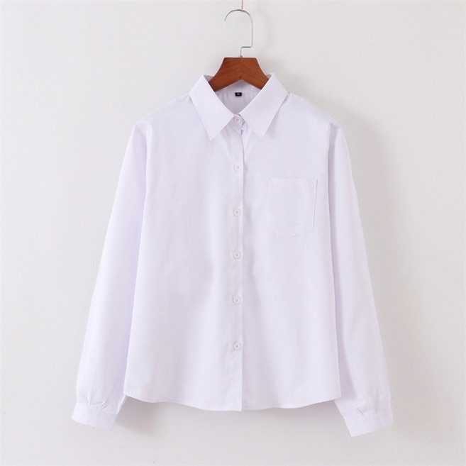 兒童白襯衫 長袖/短袖 校服 中大童學生制服 學院風