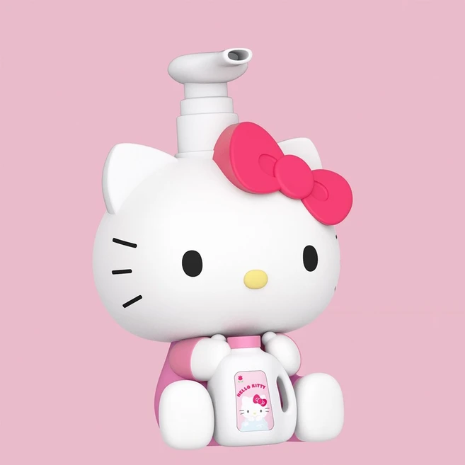 보프렌즈 헬로키티 디스펜서 핸드워시 샴푸통 바디워시 주방 욕실 (12/23일 출고) - 쿠팡