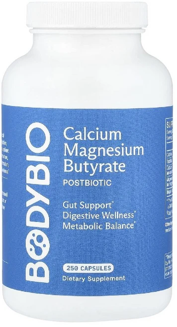 바디바이오 칼슘 마그네슘 부티레이트 Calcium/ Magnesium 캡슐 250정 - 쿠팡