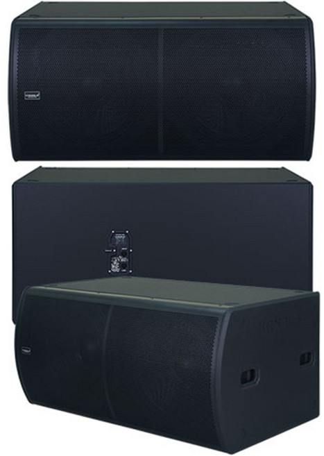 카날스 TRS-182B 18인치 1200W 패시브 더블우퍼 베이스 스피커 1개 밴드 교회 음향기기 자작나무합판 케이스, 블랙, KANALS TRS-182B