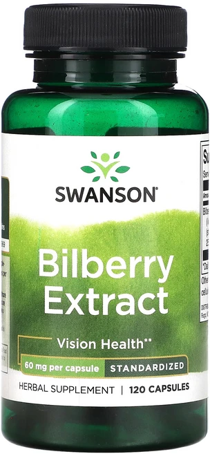 몸관리하세요 겨울입니다 Swanson 빌베리 추출물 60mg 캡슐 120정 특별관리진행, 1개 - 쿠팡