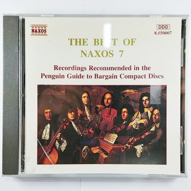(중고CD)(수입GERMANY) THE BEST OF NAXOS 7. 비발디. 텔레만. 보케리니. 하이든. 모짜르트. 베토벤. 멘델스존...