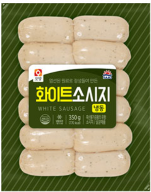 사조오양 화이트 소시지 350g, 1개