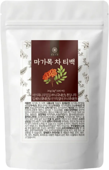 국내산 마가목 열매 차 마가목열매 국산 100% 티백, 1개, 10개입