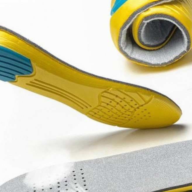 딱딱한 신발 바닥 완충 기능성 메모리폼 깔창 EVA 쿠션 신발 깔창 충격흡수, 1개