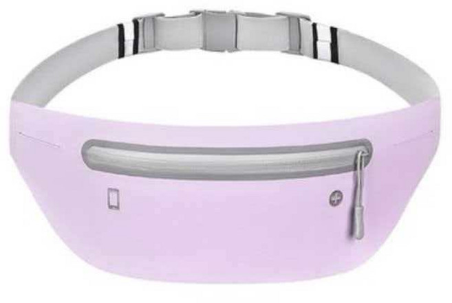 JS 슬림형 신축성 러닝벨트 / 스포츠 웨이스트백, 1개, 보라