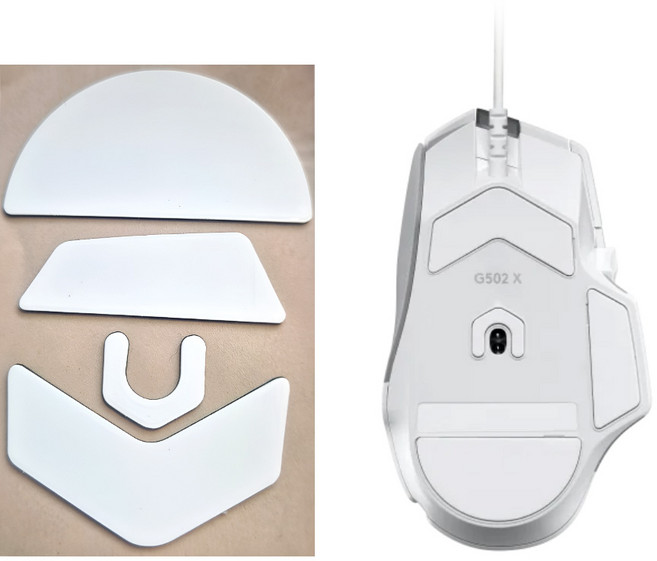 로지텍 마우스 피트 호환 G102 G304 G703 G PRO 지슈라 MX 마스터 애니웨어, 화이트, 로지텍 G502X 유선